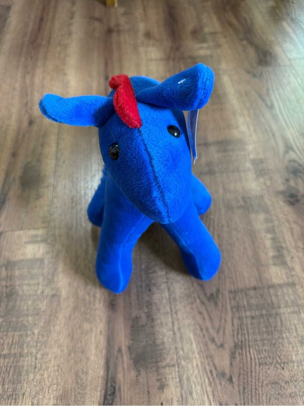Sugar Loaf Blue Horse Plush Stuffed Animal Red Mane Tail Washable 1997 PA-2891